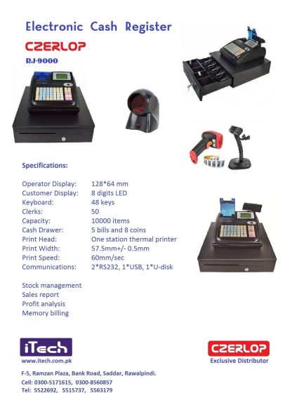 POS ECR Cash Register RJ-9000