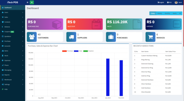 POS Software iTech General POS | Online POS - Image 2