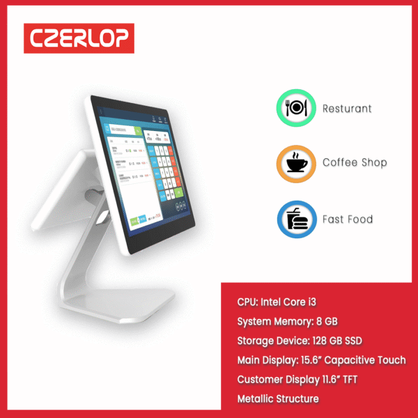 Touch POS Dual-Display | CZERLOP TP-4299 - Image 2